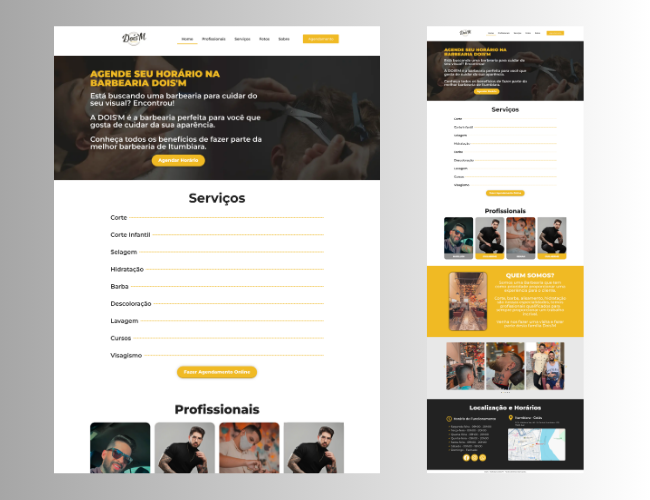 Loja Virtual Produtos Digitais - Barbearia Dois M