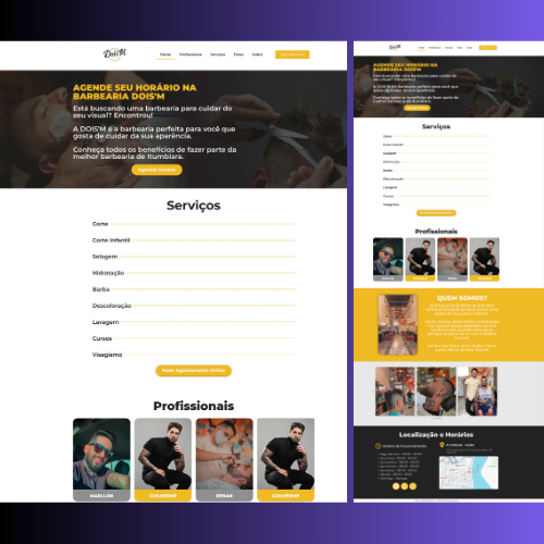 Template - Barbearia Dois M